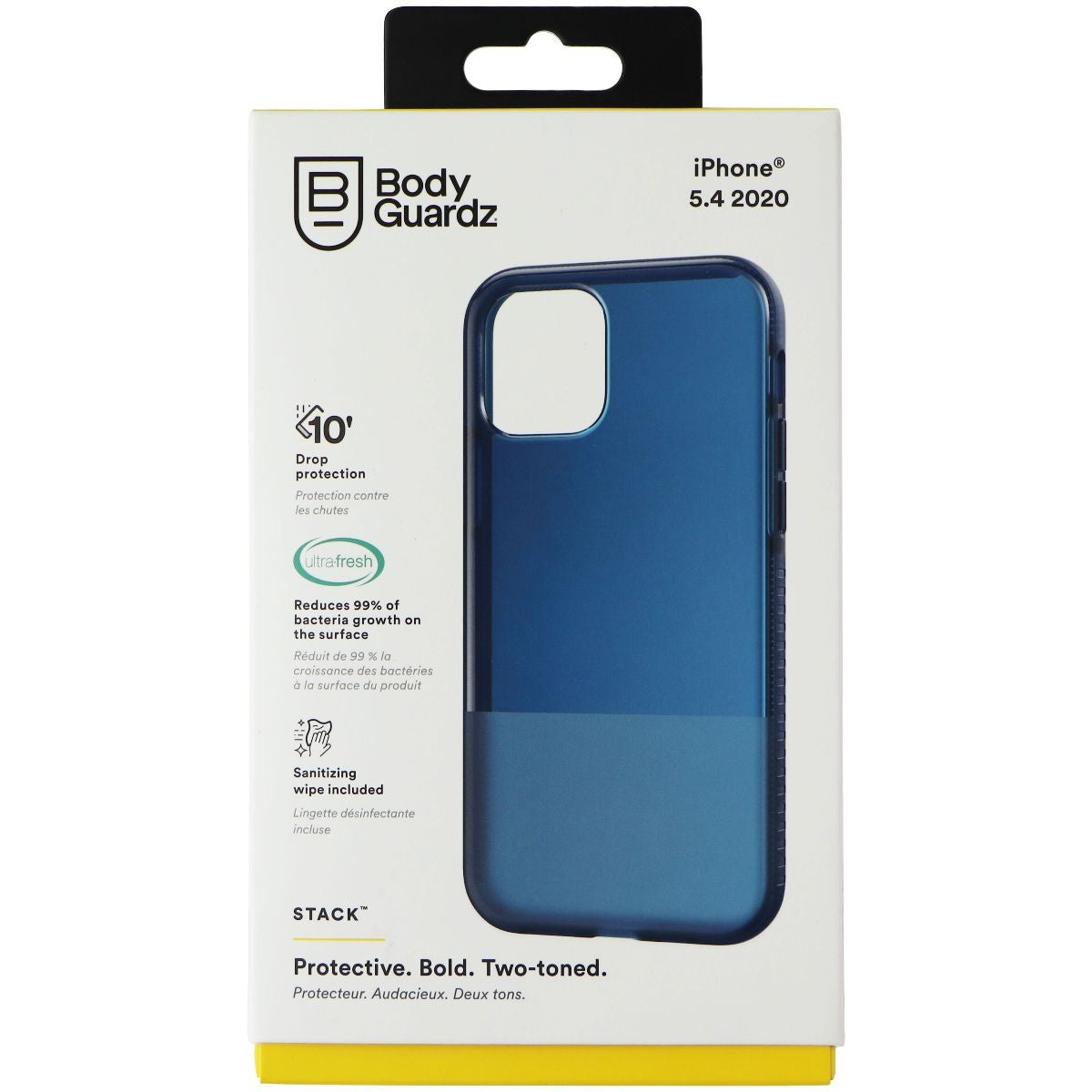 BodyGuardz Stack Flexible Gel Case for iPhone 12 mini - Navy Blue - New - Image 4