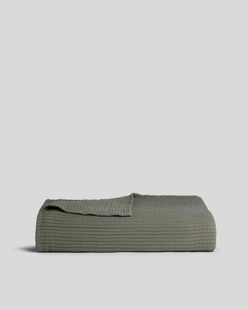 Matelasse Coverlet (Moss)