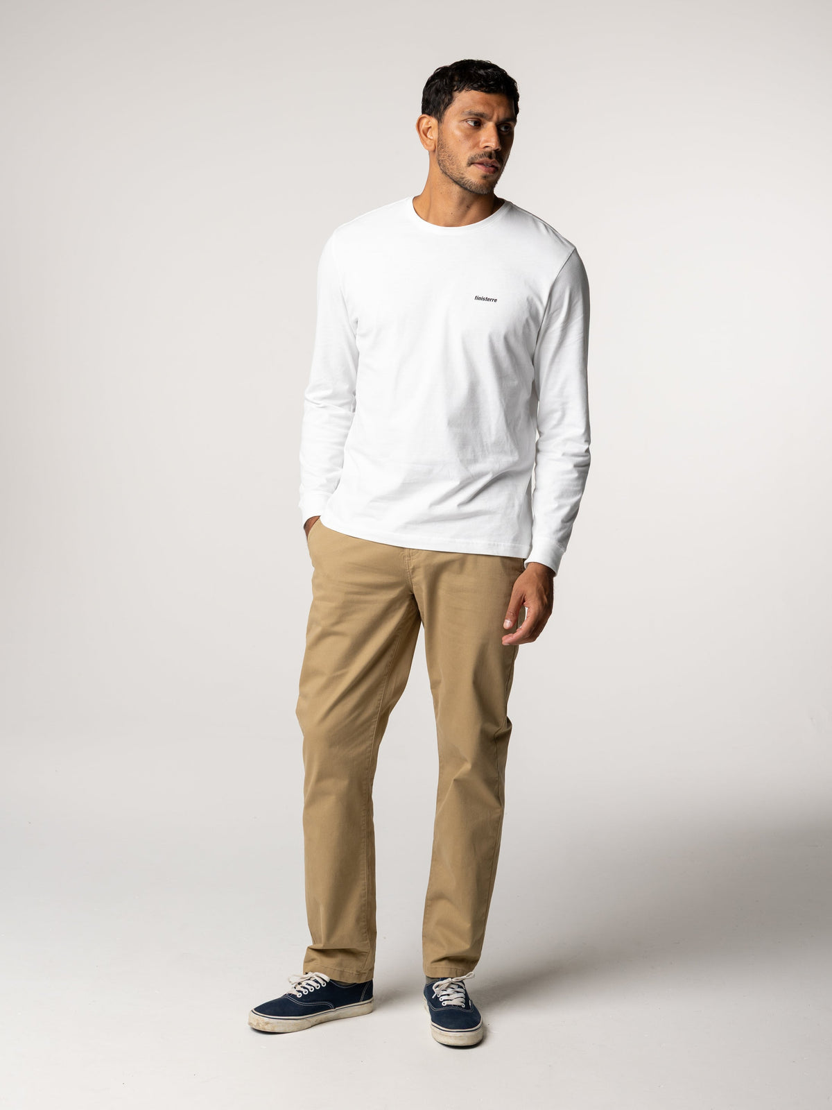 Men's Harlyn Logo Long Sleeve T-shirt - Image 3