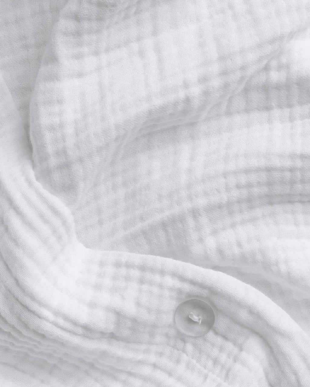 Organic Cloud Cotton Duvet Cover Set - FINAL SALE (White) - Image 3