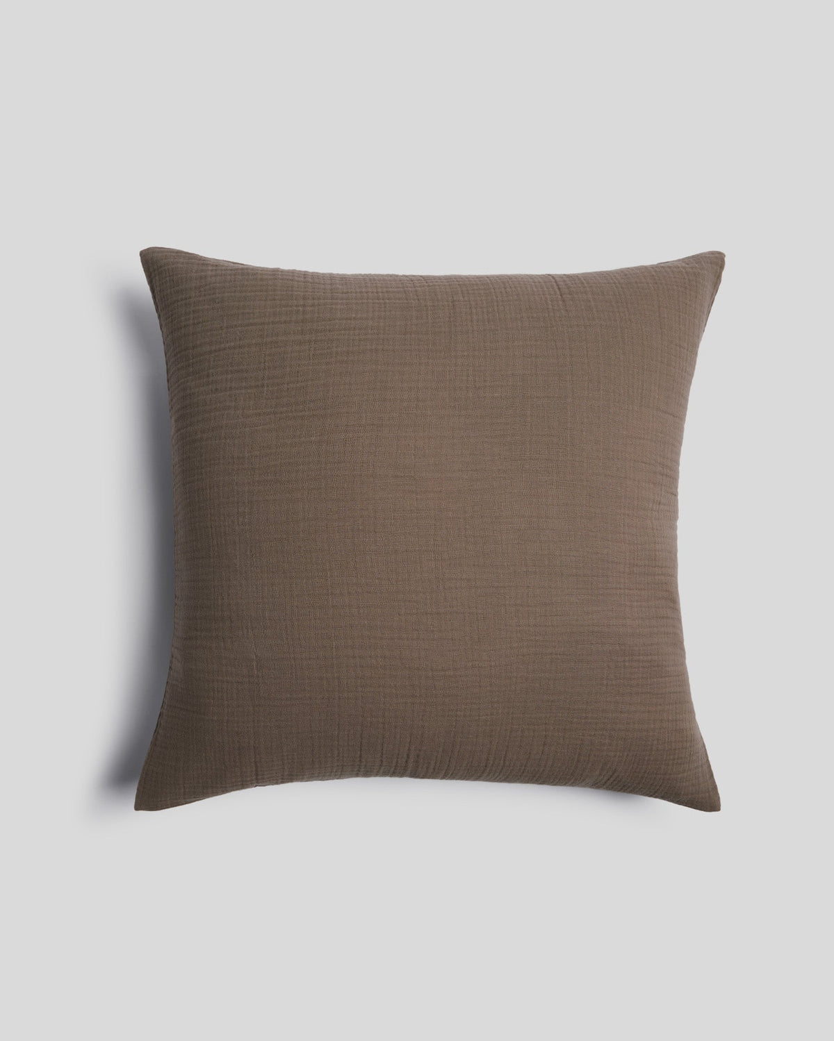 Organic Cloud Cotton Euro Sham (Warm Grey)