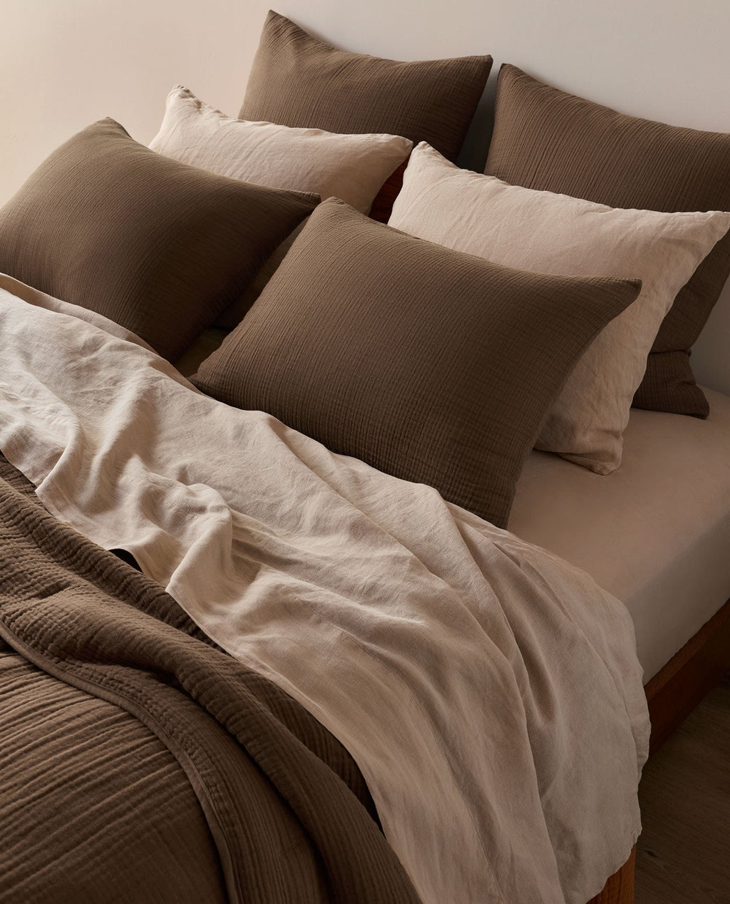 Organic Cloud Cotton Euro Sham (Warm Grey) - Image 4