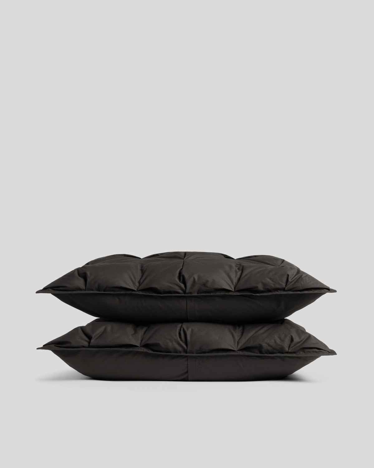 Organic Cotton Puff Shams (Onyx)