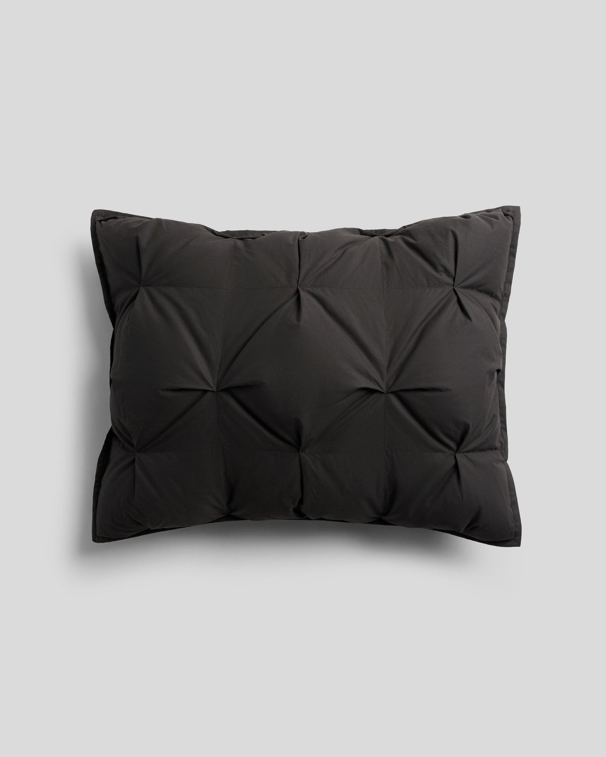 Organic Cotton Puff Shams (Onyx) - Image 5
