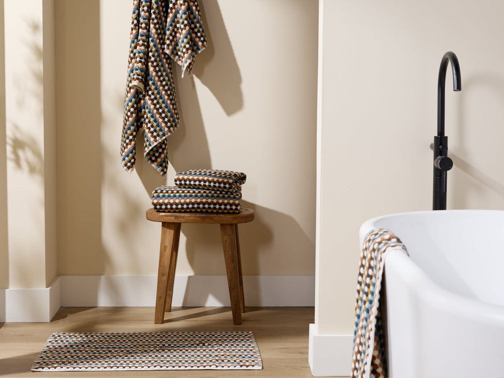 6+6 Organic Mosaic Bath Bundle - Multi - Image 4