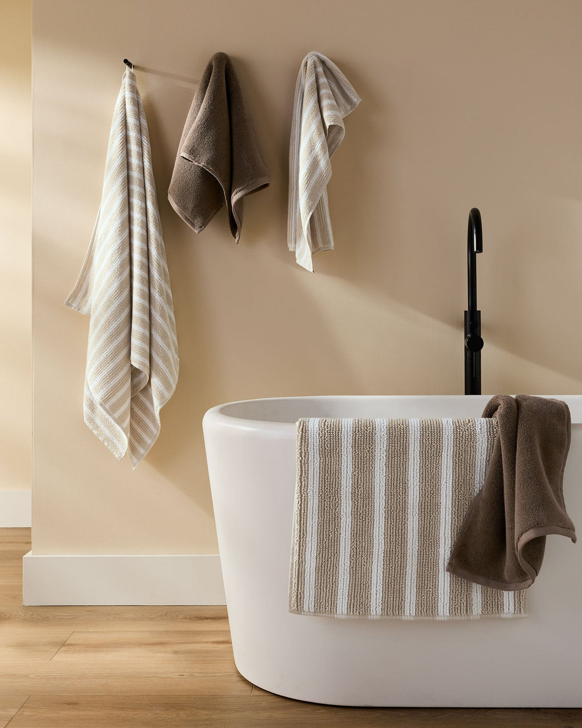 6+6 Organic Plush Bath Bundle - Warm Grey - Image 6