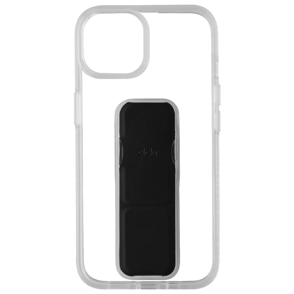 CLCKR Stand & Grip Series Hard Case for Apple iPhone 14 - Clear/Black - New - Image 3