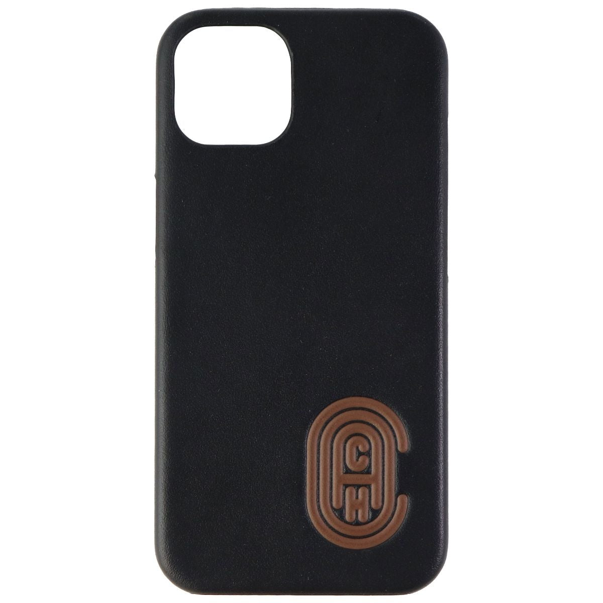Coach Leather Slim Wrap Case for Apple iPhone 13 / 14 - Black - New - Image 2