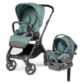 PEG Switch Reversible Handle Stroller + Primo Viaggio Nido Infant Car Seat Travel System Bundle - Jade