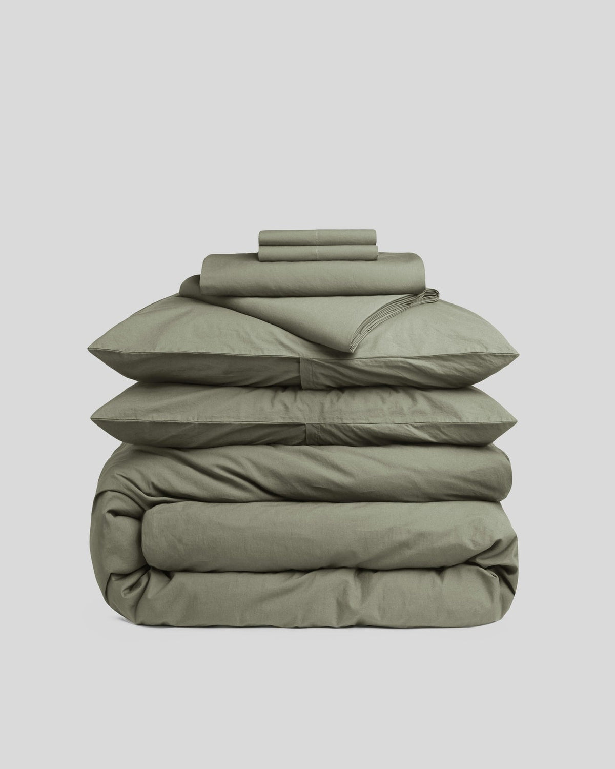 Percale Bundle - Moss K/CK