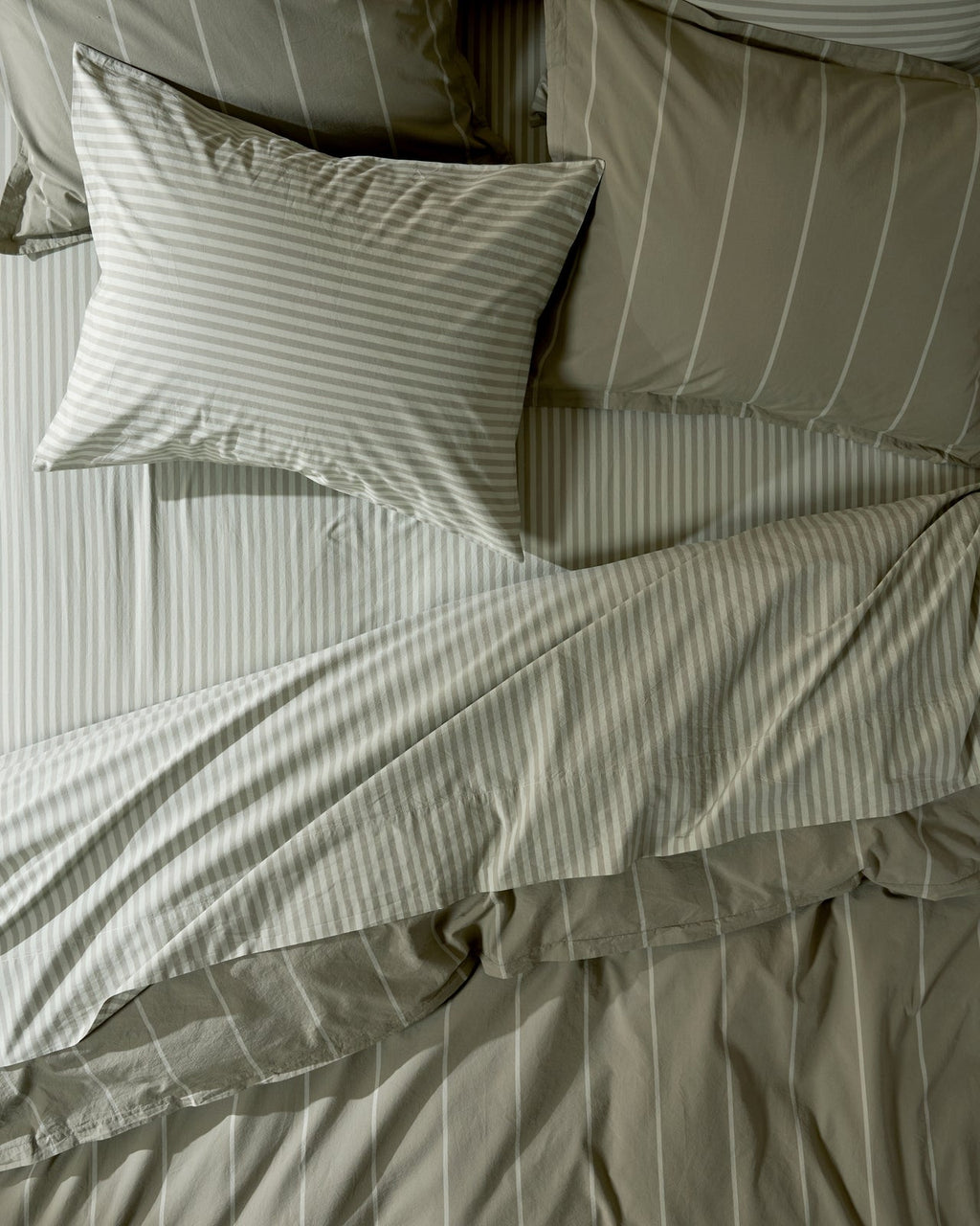 Percale Bundle - Moss Stripe TW/XL - Image 2