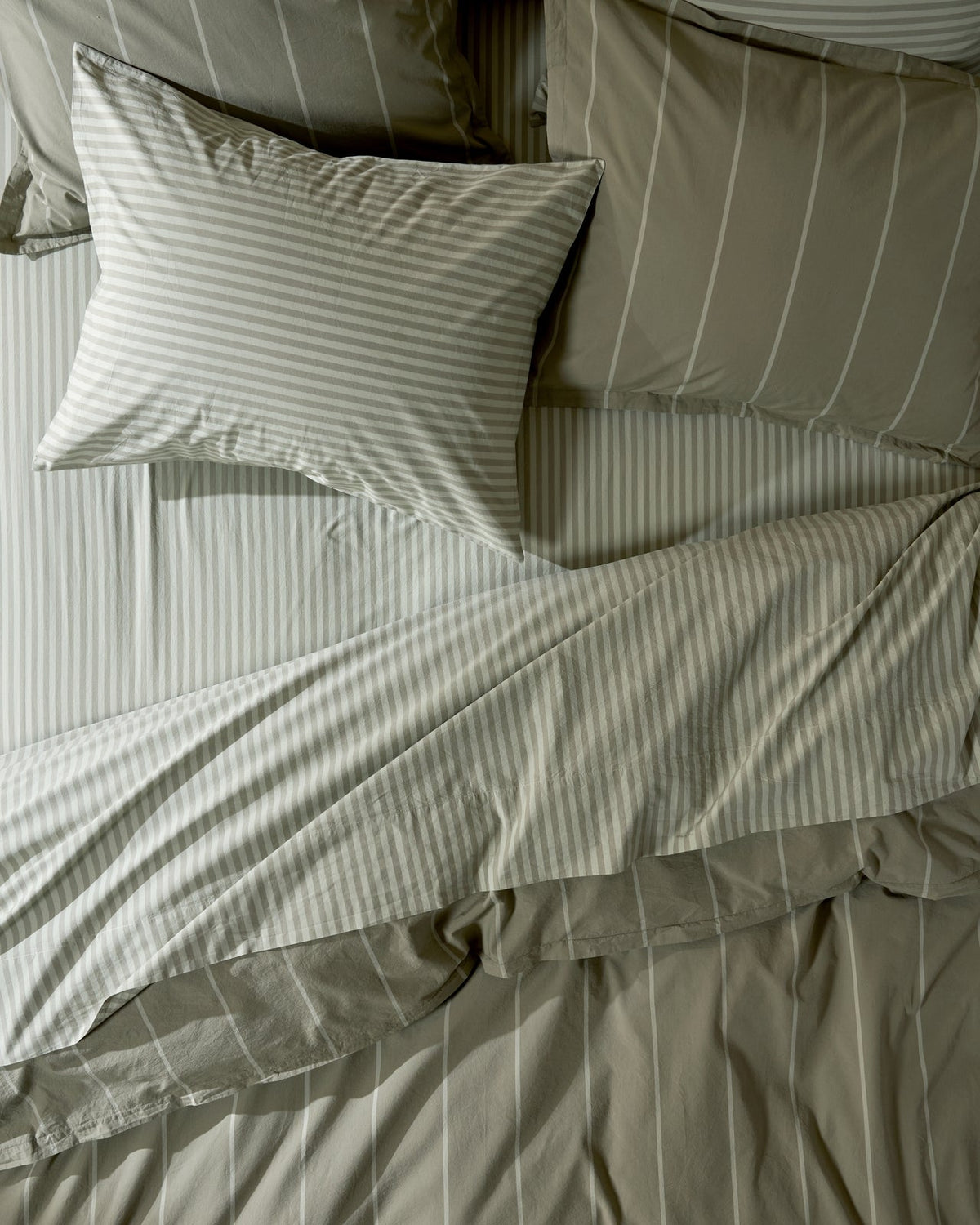 Percale Bundle - Moss Stripe TW/XL - Image 2