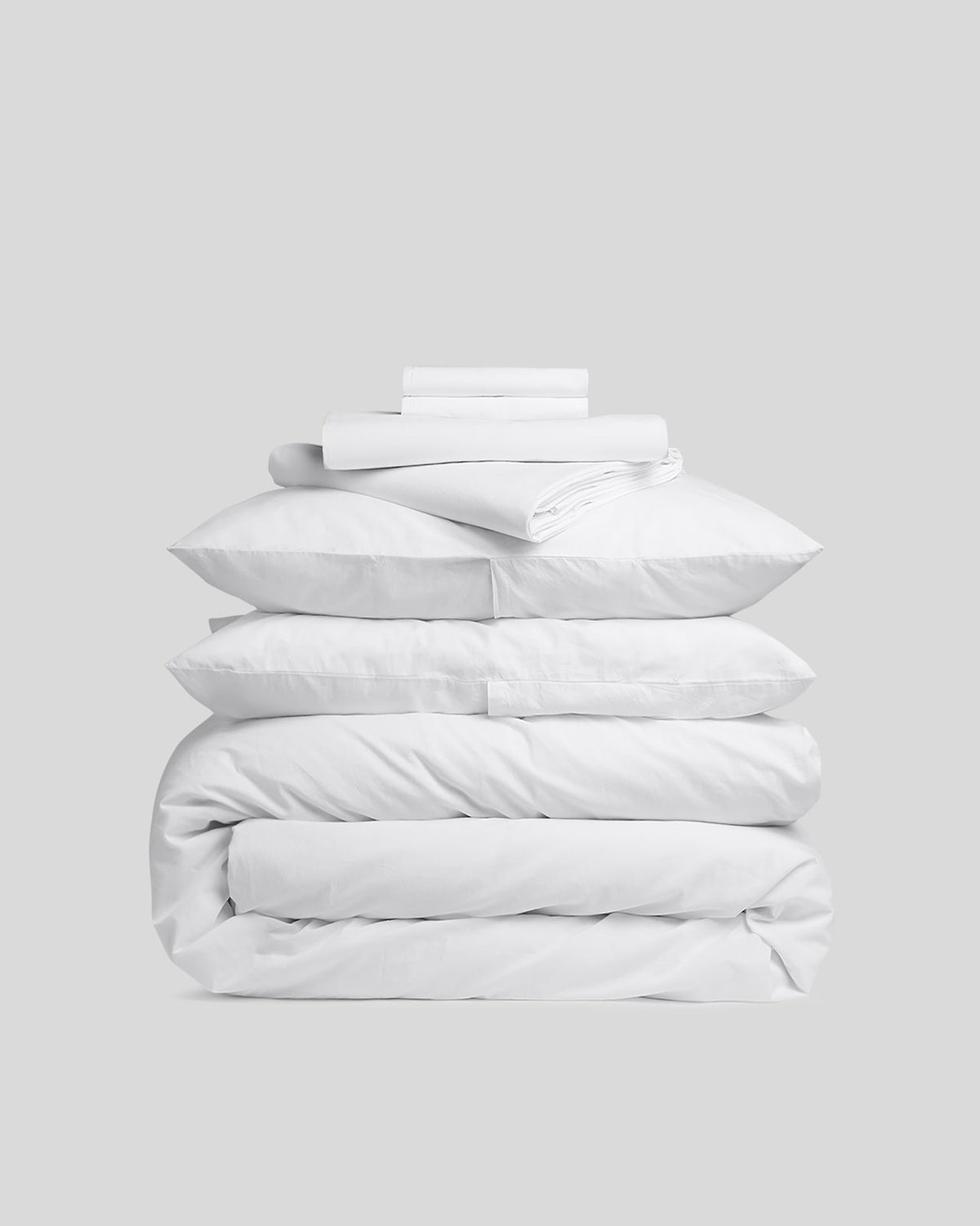 Percale Bundle - White F/Q
