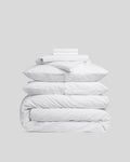 Percale Bundle - White K/CK