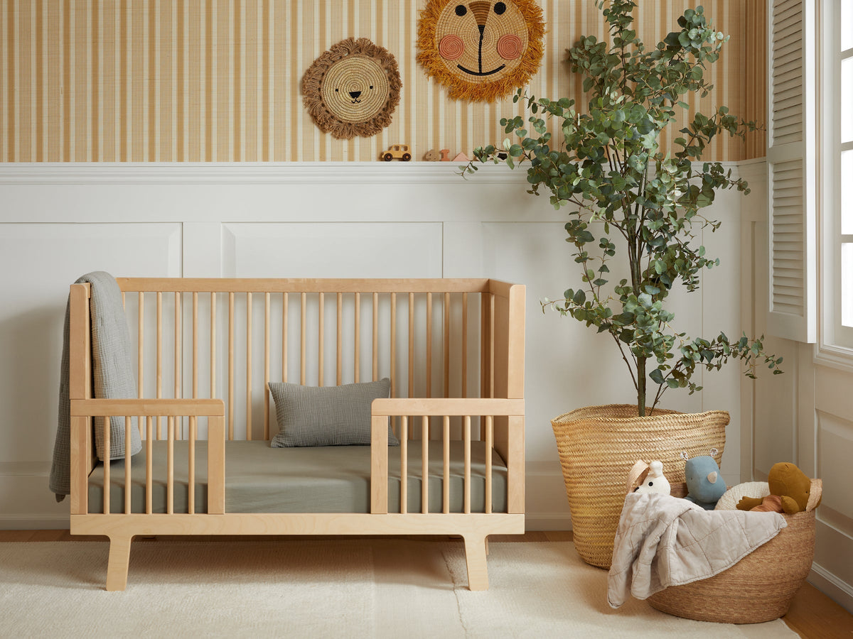 Percale Crib Sheet (Moss) - Image 3
