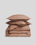 Percale Duvet Cover Set - Adobe F/Q