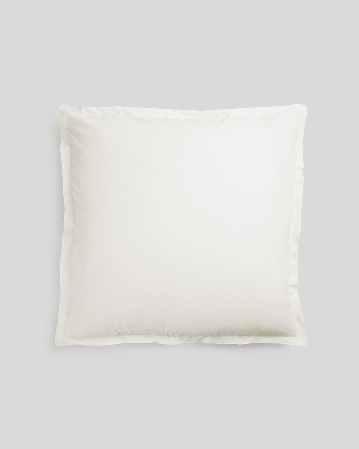 Percale Euro Sham (Cream)