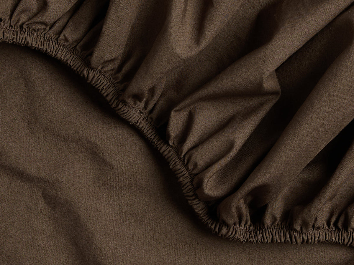 Percale Fitted Sheet (Java) - Image 3