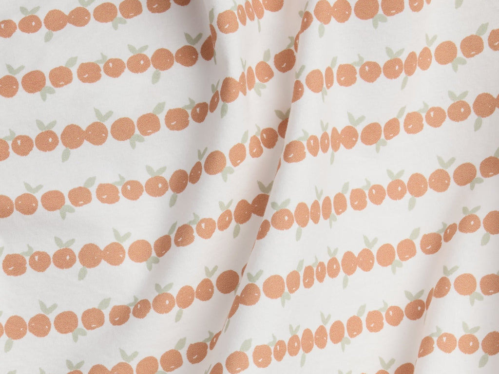 Percale Crib Sheet (Clementines) - Image 3
