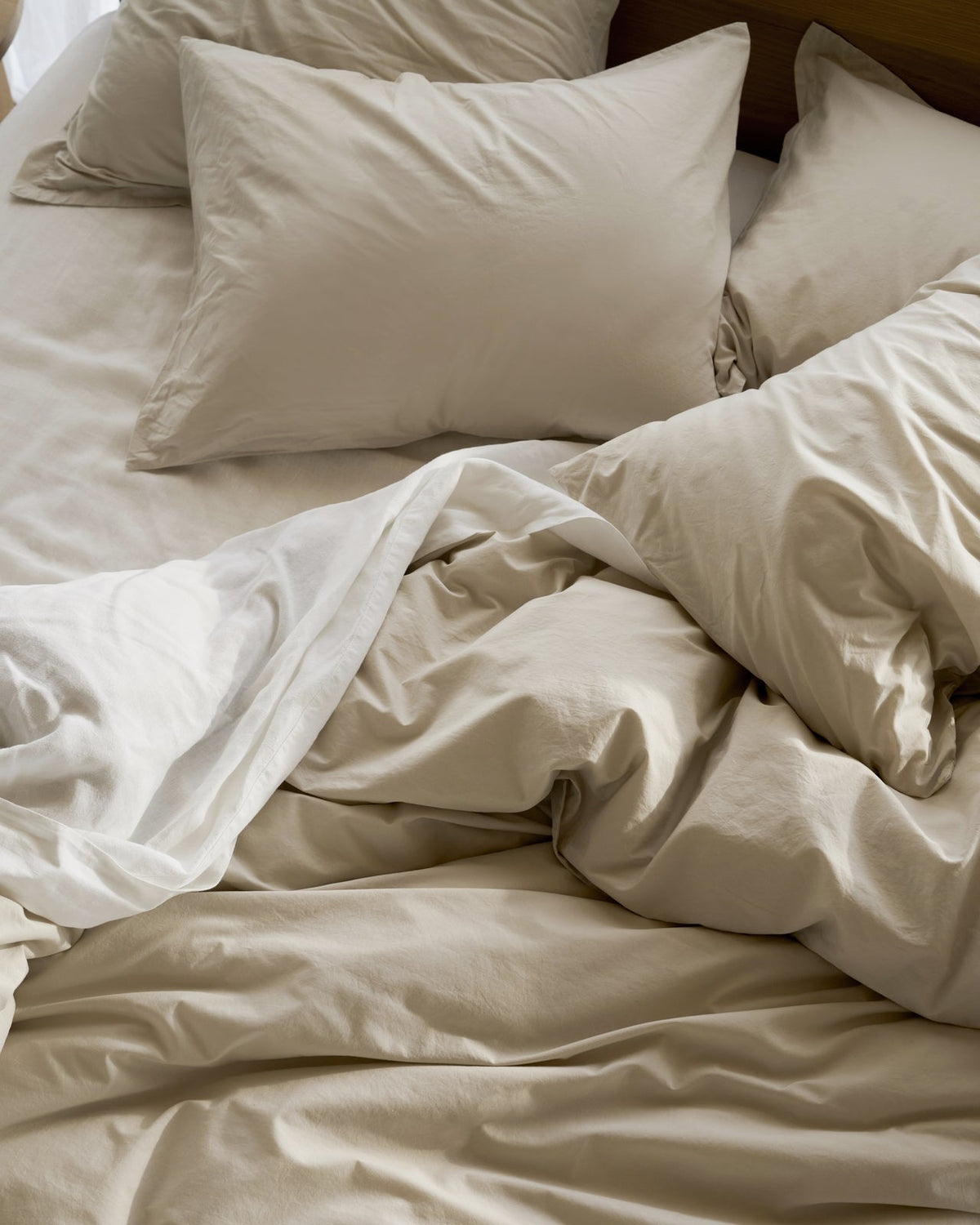 Percale Pillowcase Set (Bone) - Image 4