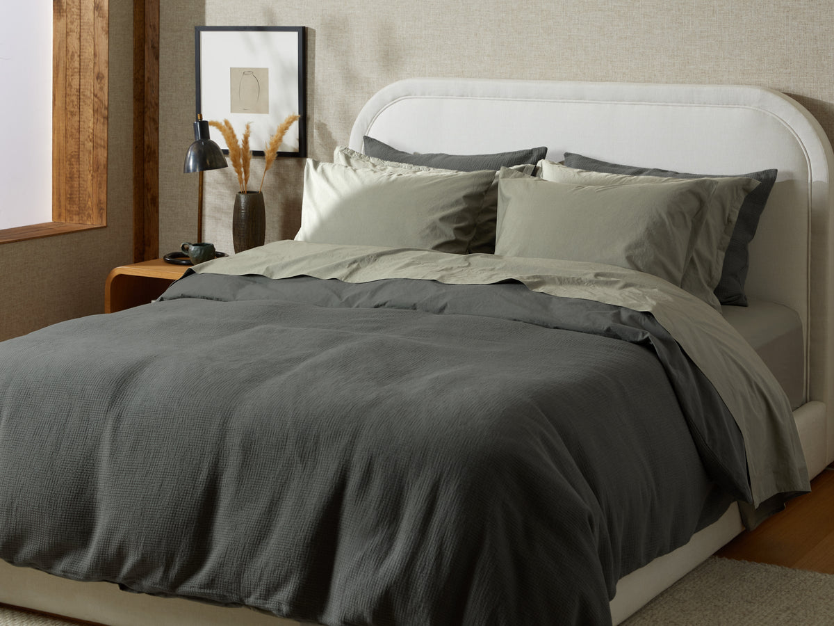 Percale Sham Set (Moss) - Image 5