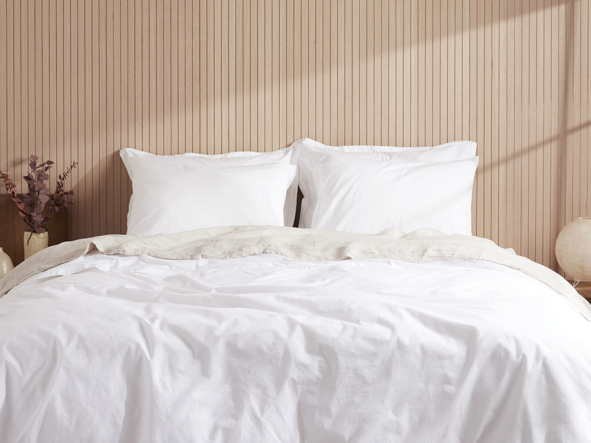 Percale Sham Set (White) - Image 4