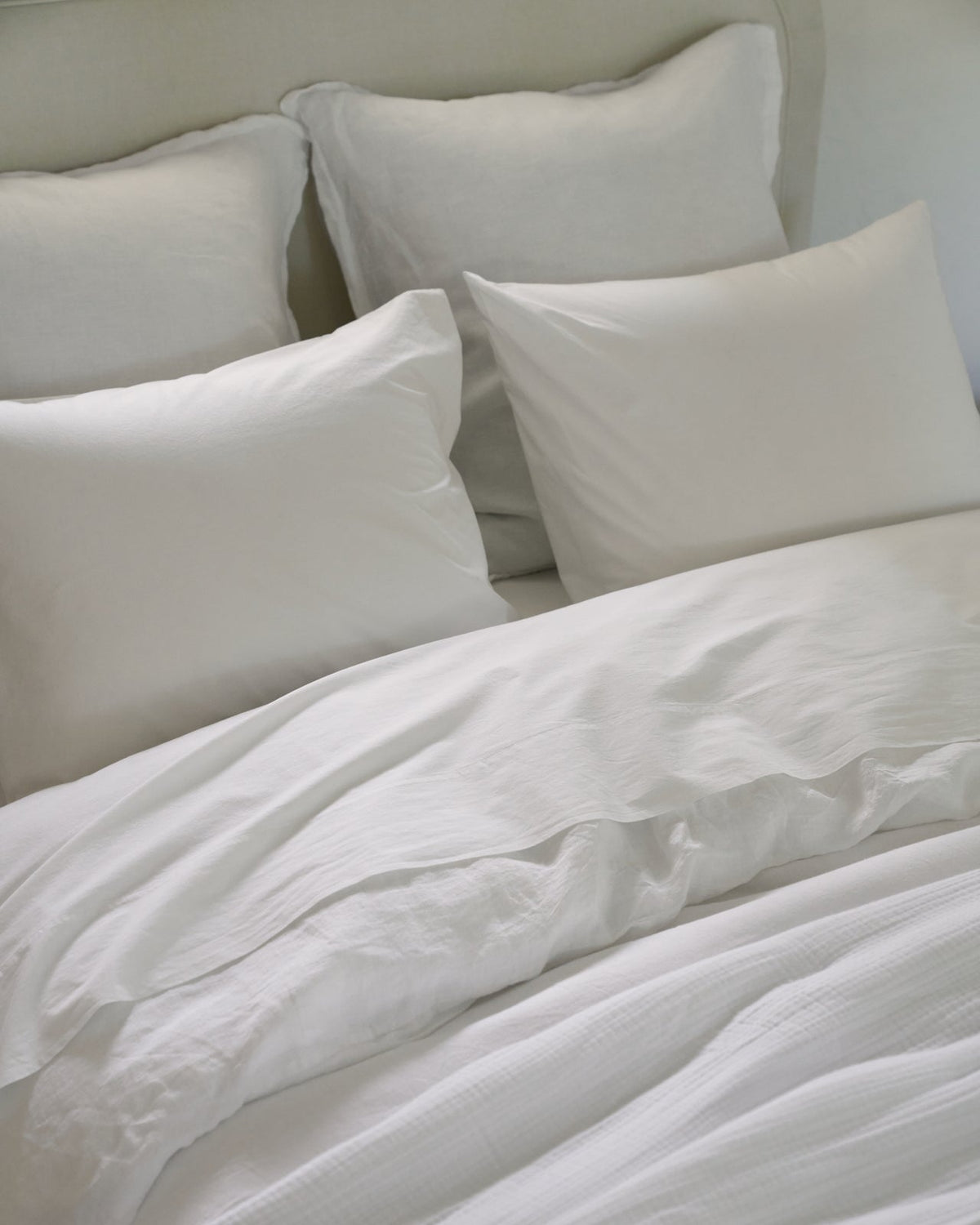 Percale Sheet Set - White TW/XL - Image 2