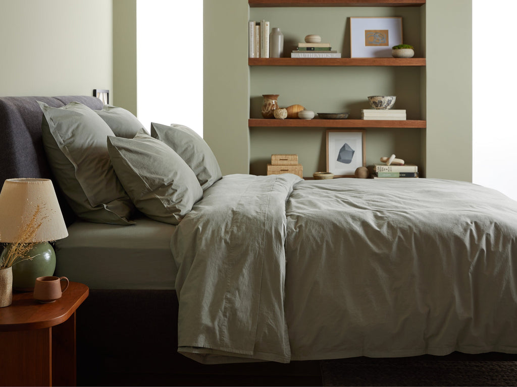 Percale Fabric Swatch (Moss) - Image 2