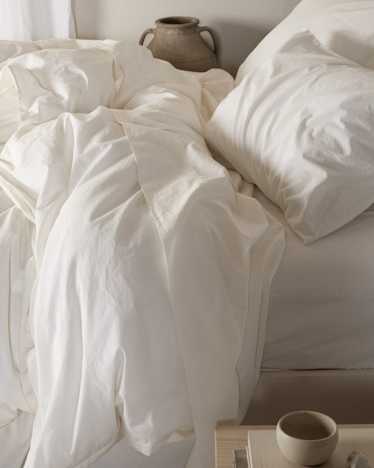 Percale Top Sheet (Cream) - Image 2