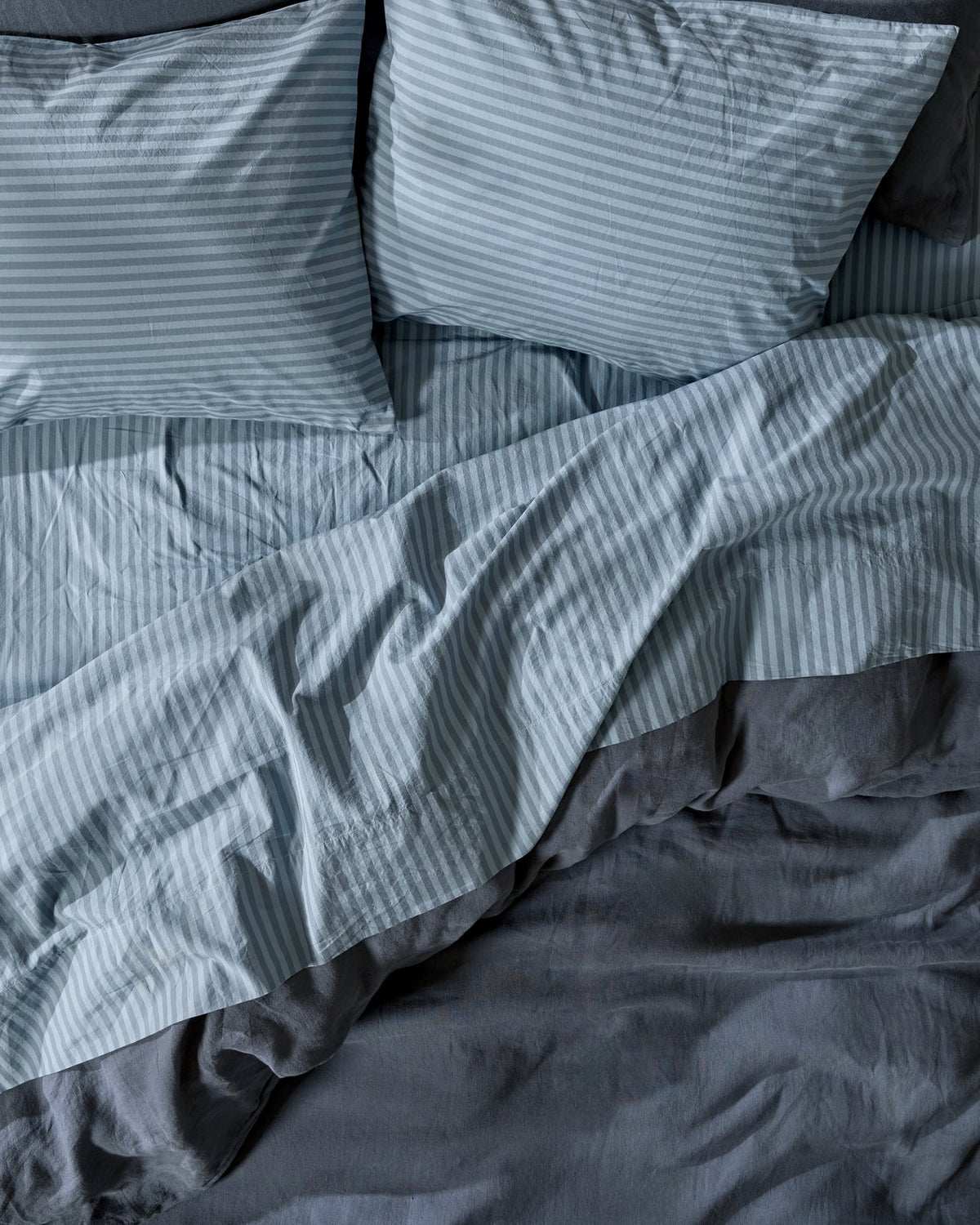 Percale Top Sheet (Dusk Stripe) - Image 2