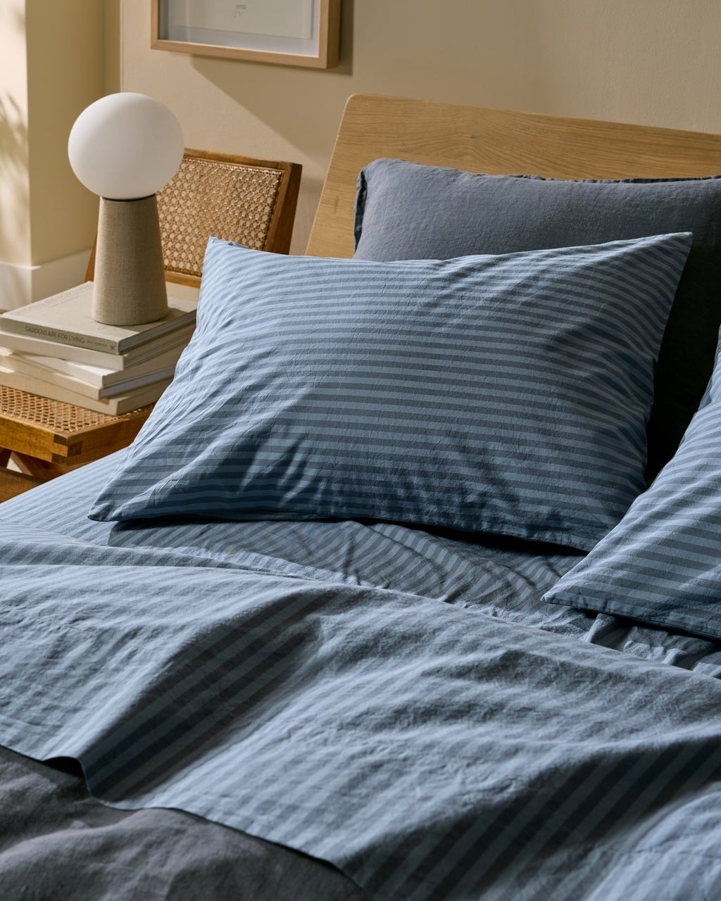 Percale Top Sheet (Dusk Stripe) - Image 5