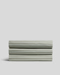 Percale Top Sheet (Moss Stripe)