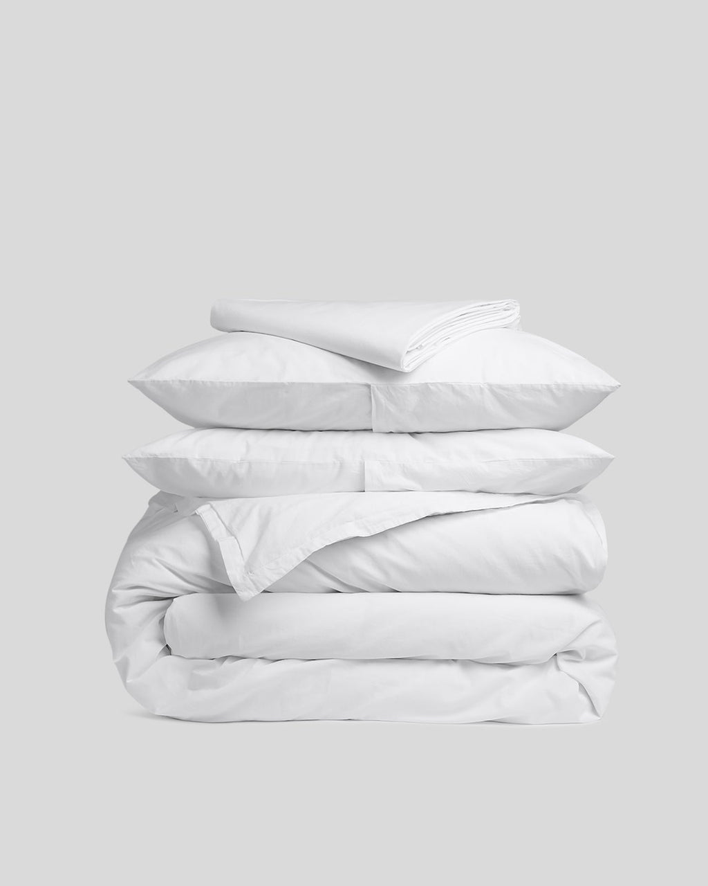 Percale Venice Set - White F/Q