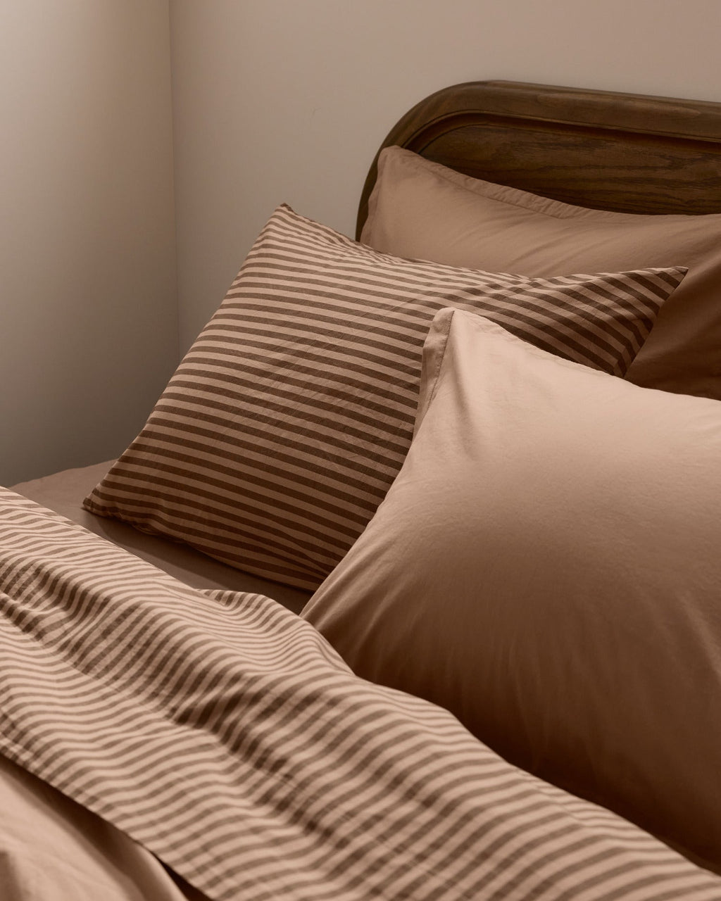 Percale Sheet Set - Adobe Stripe K/CK - Image 5