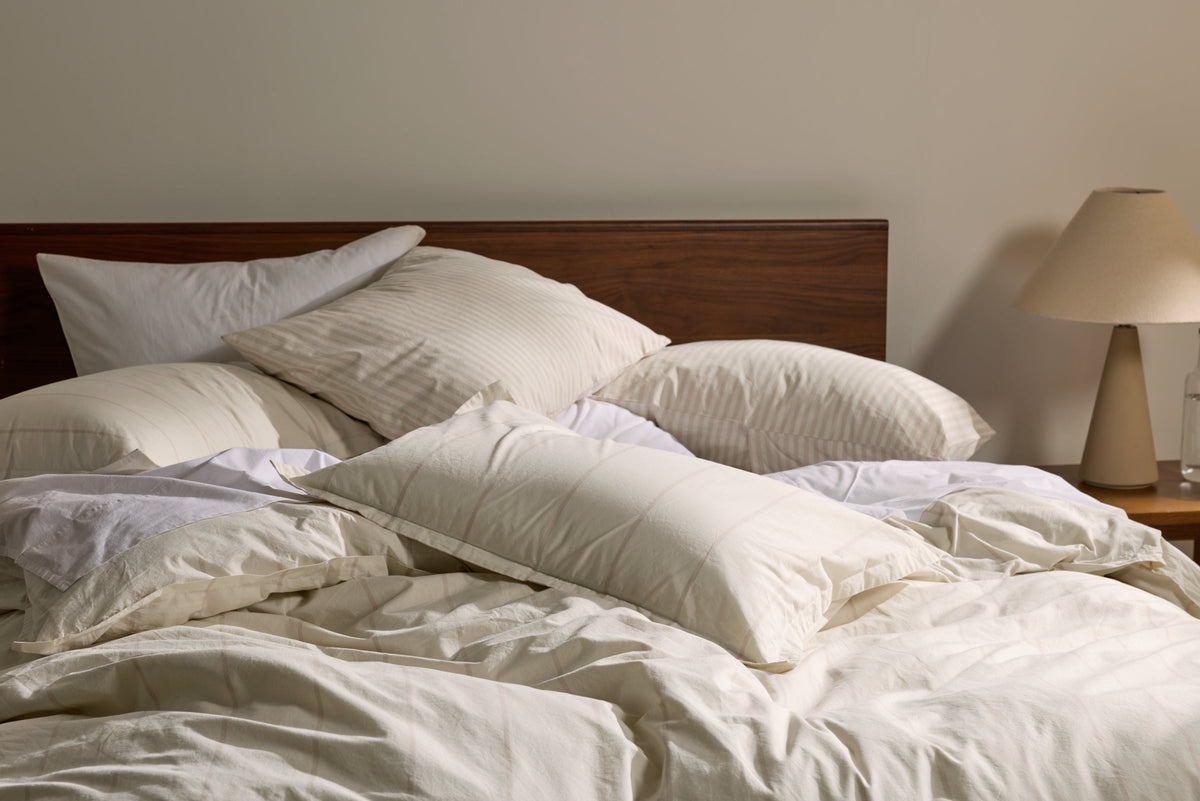 Percale Venice Set - Bone Stripe TW/XL - Image 4