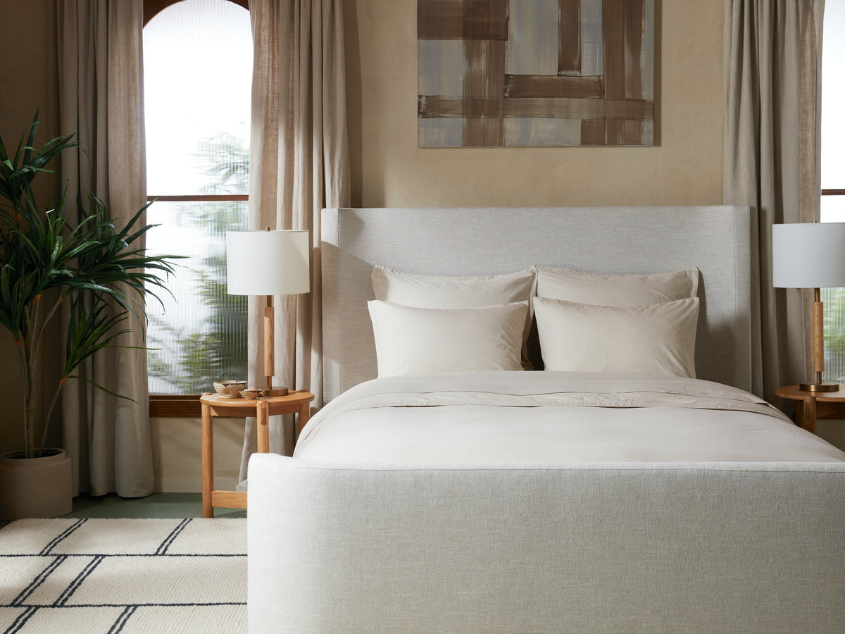 Percale Sham Set (Bone) - Image 4
