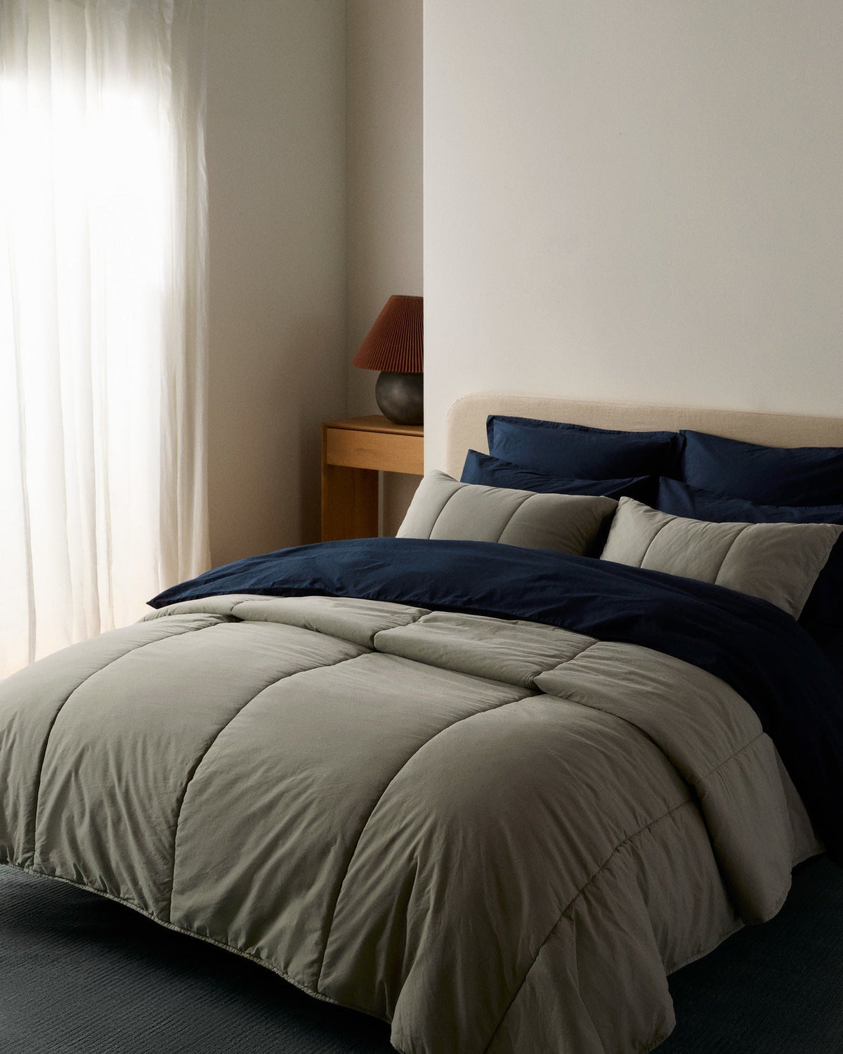 Brushed Cotton Quilt (Moss) - Image 2