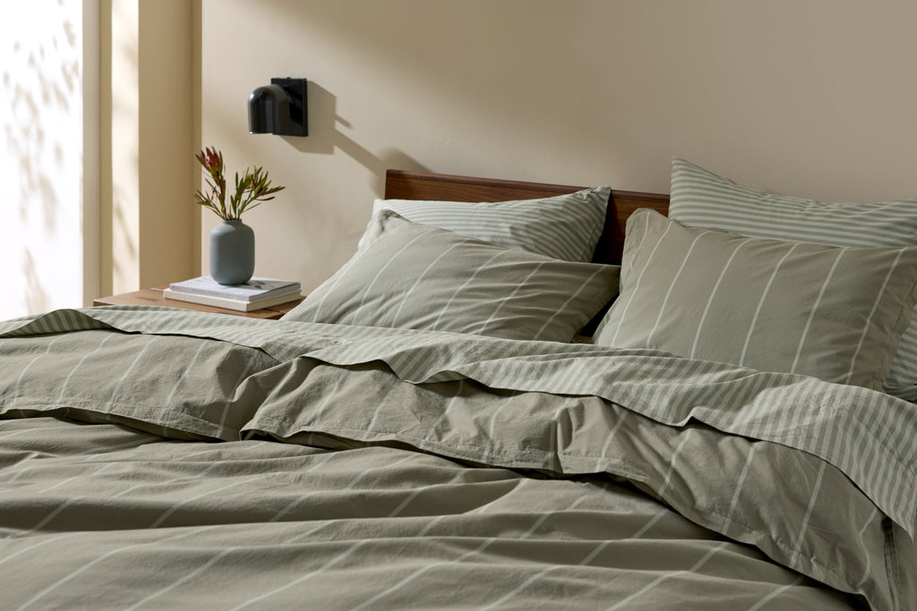 Percale Bundle - Moss Stripe TW/XL - Image 4