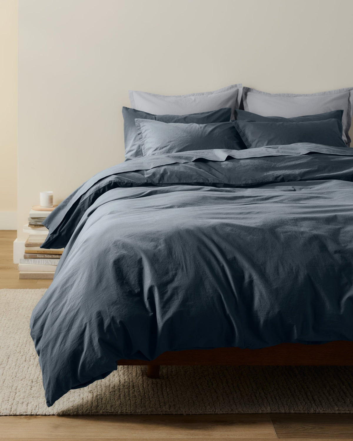 Percale Euro Sham (Sky) - Image 3