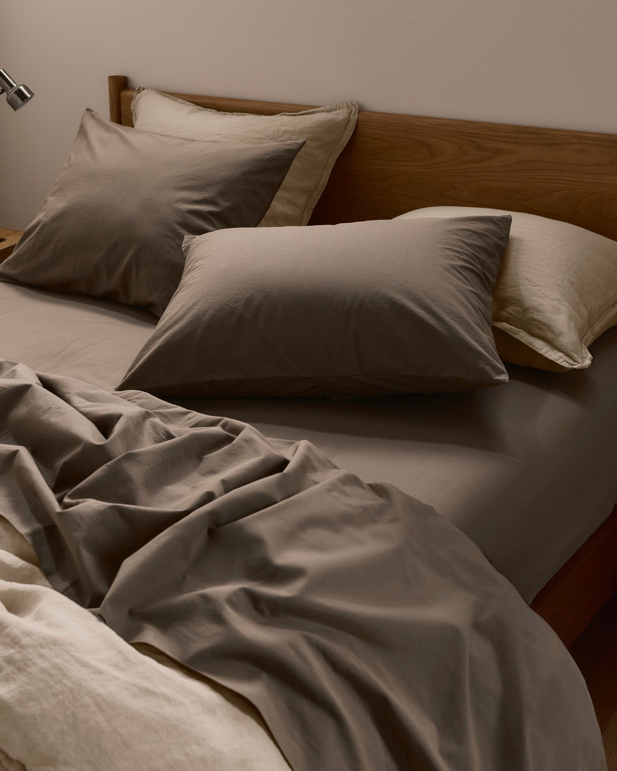 Percale Fabric Swatch (Warm Grey) - Image 2