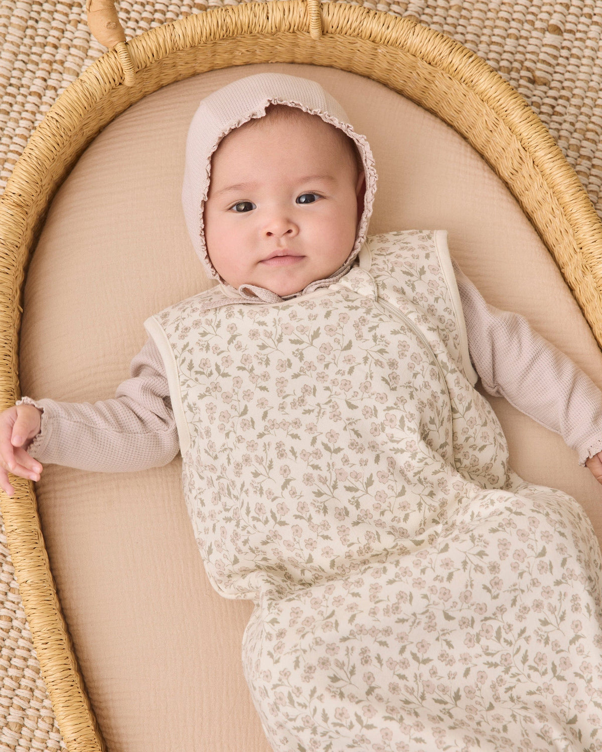 Quincy Mae Jersey Sleep Bag - Floret, 0-6M - Image 5