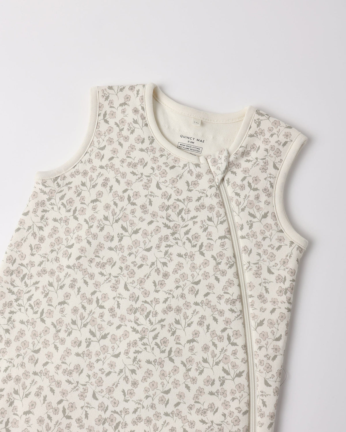 Quincy Mae Jersey Sleep Bag - Floret, 6-18M - Image 4