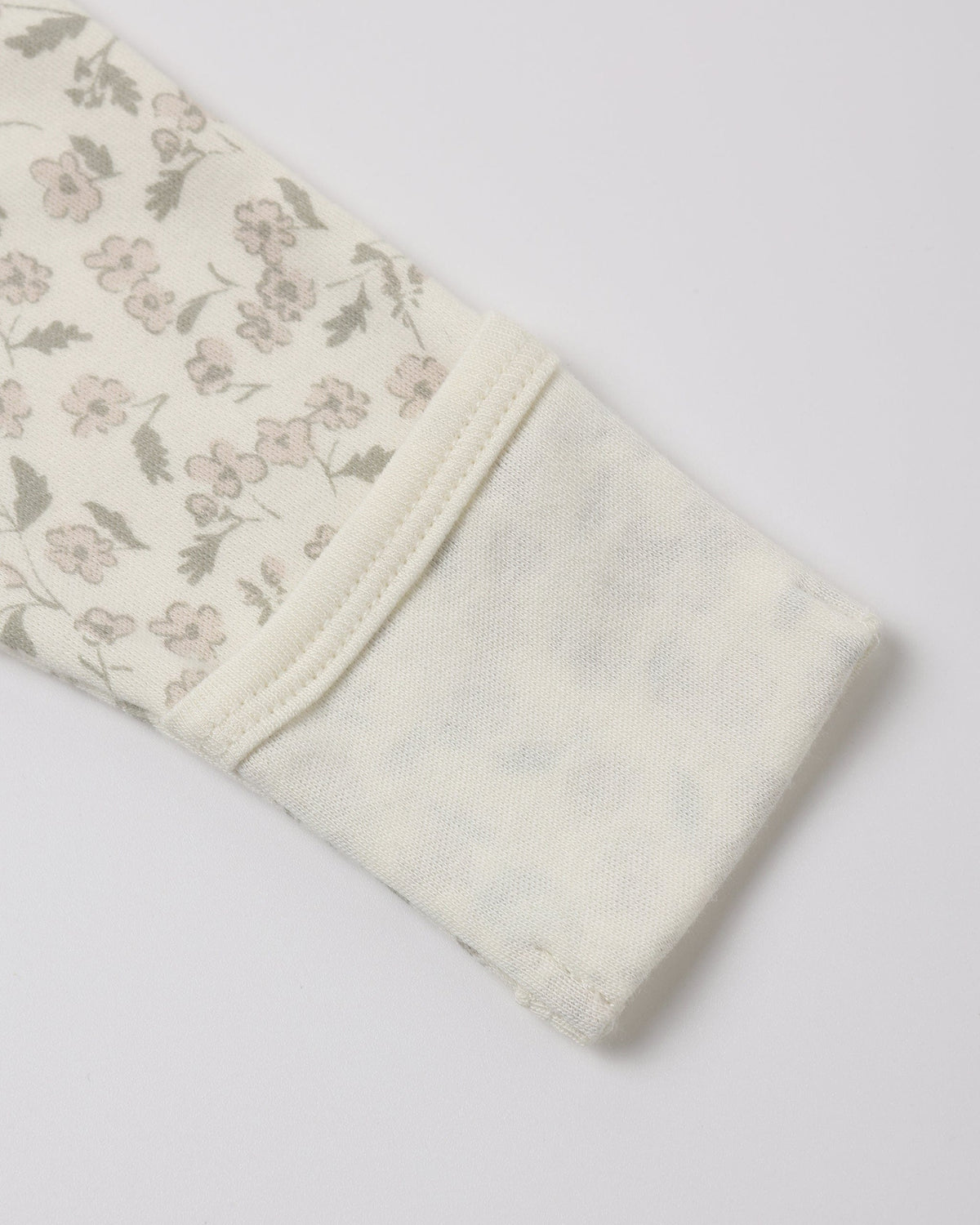 Quincy Mae Side Snap Bodysuit + Pant Set - Floret, 0-3M - Image 4
