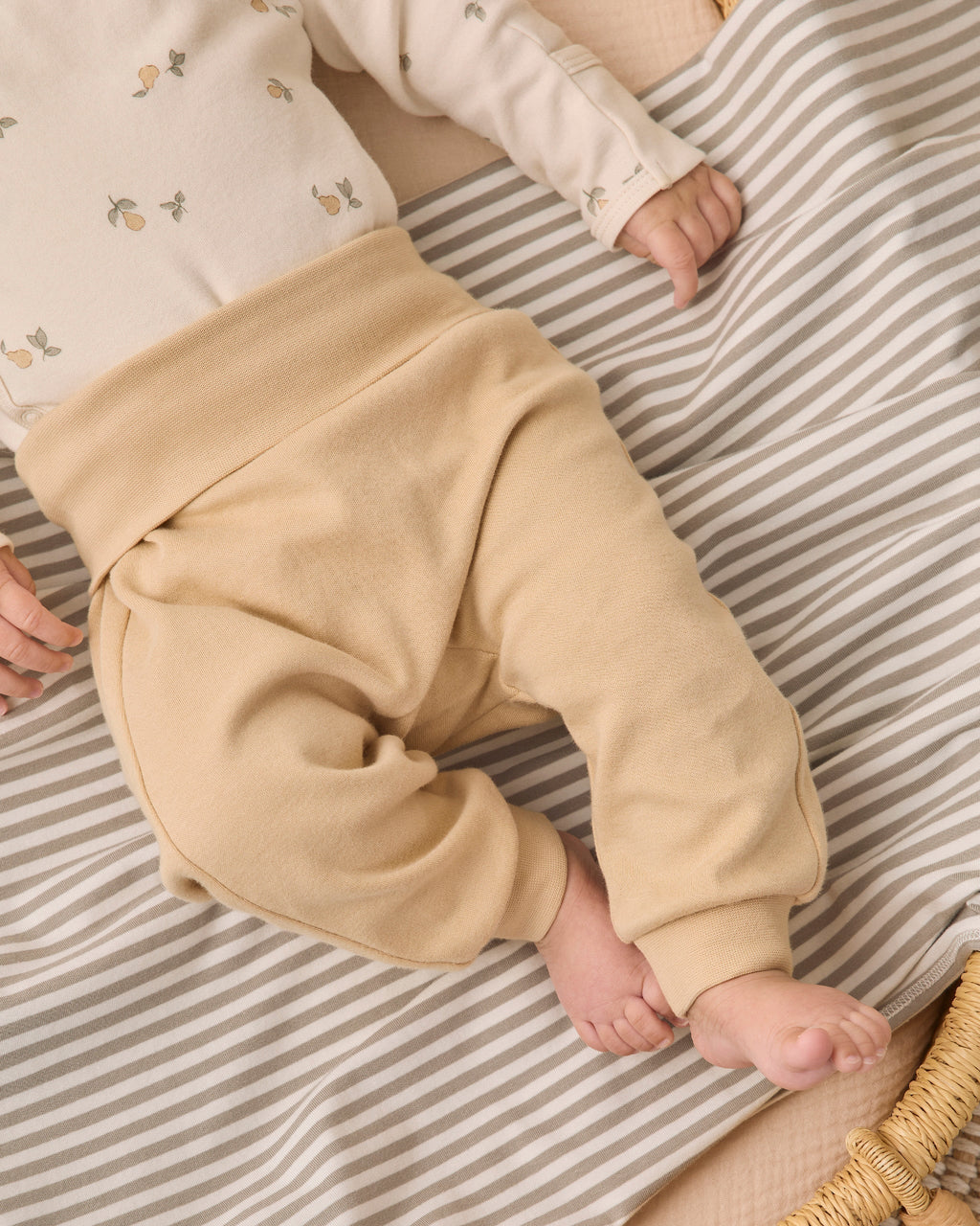 Quincy Mae Swaddle - Laurel Stripe, OS - Image 5