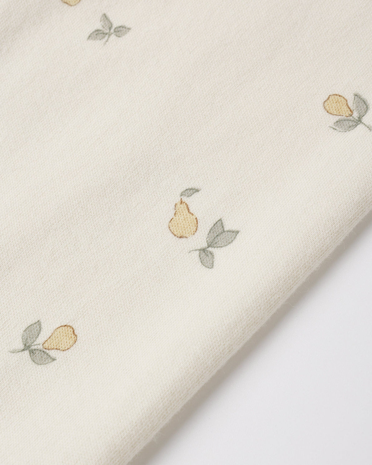 Quincy Mae Zip Long Sleeve Sleeper Footie - Pears, 3-6M - Image 2