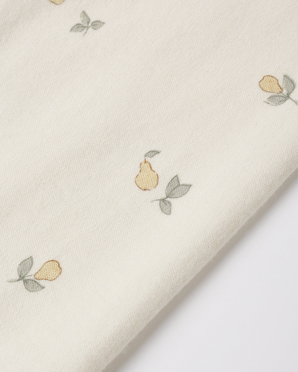 Quincy Mae Zip Long Sleeve Sleeper Footie - Pears, NB - Image 2