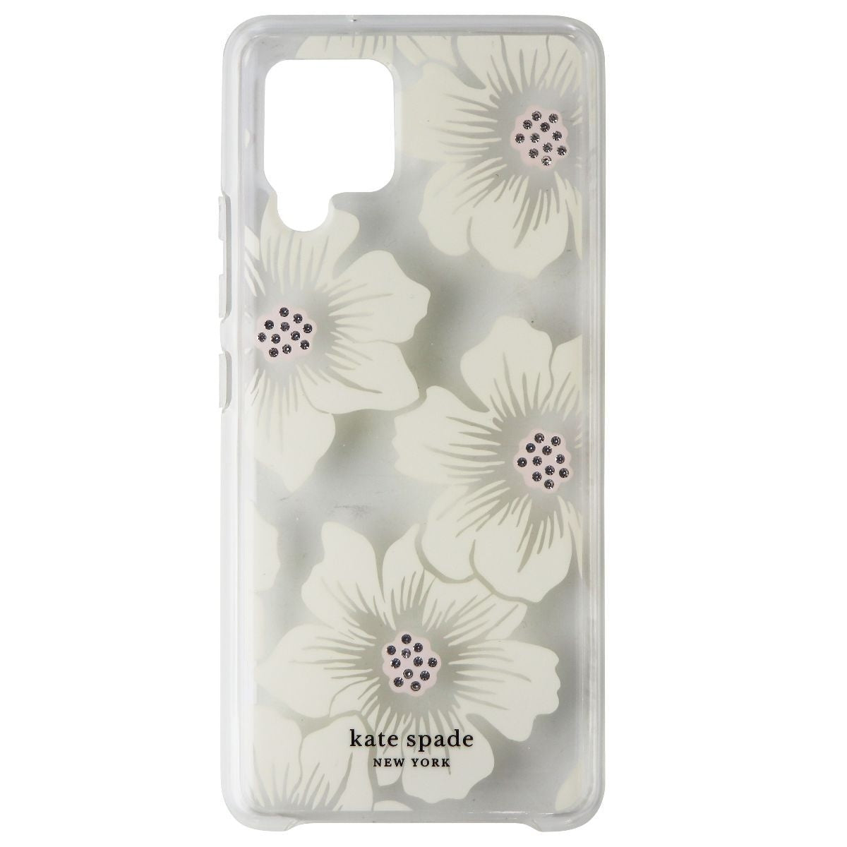 Kate Spade Hardshell Case for Samsung Galaxy A42 5G - Hollyhock Floral Clear - New - Image 3