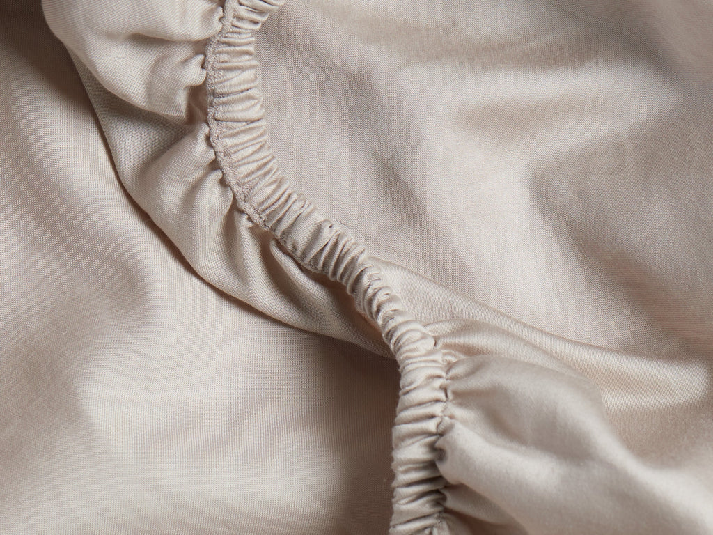 Sateen Sheet Set - Bone K/CK - Image 3