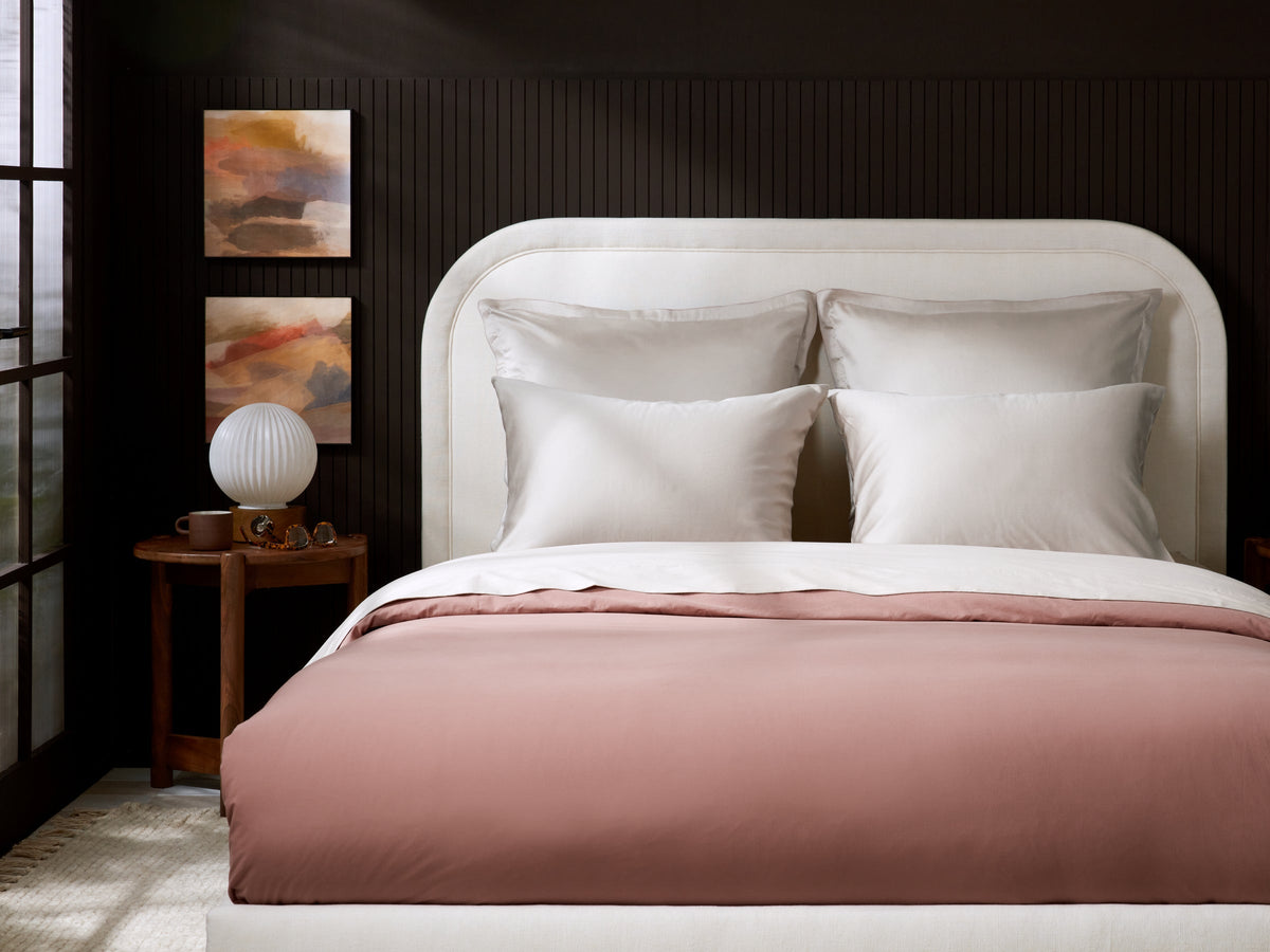 Sateen Sheet Set - Bone K/CK - Image 2