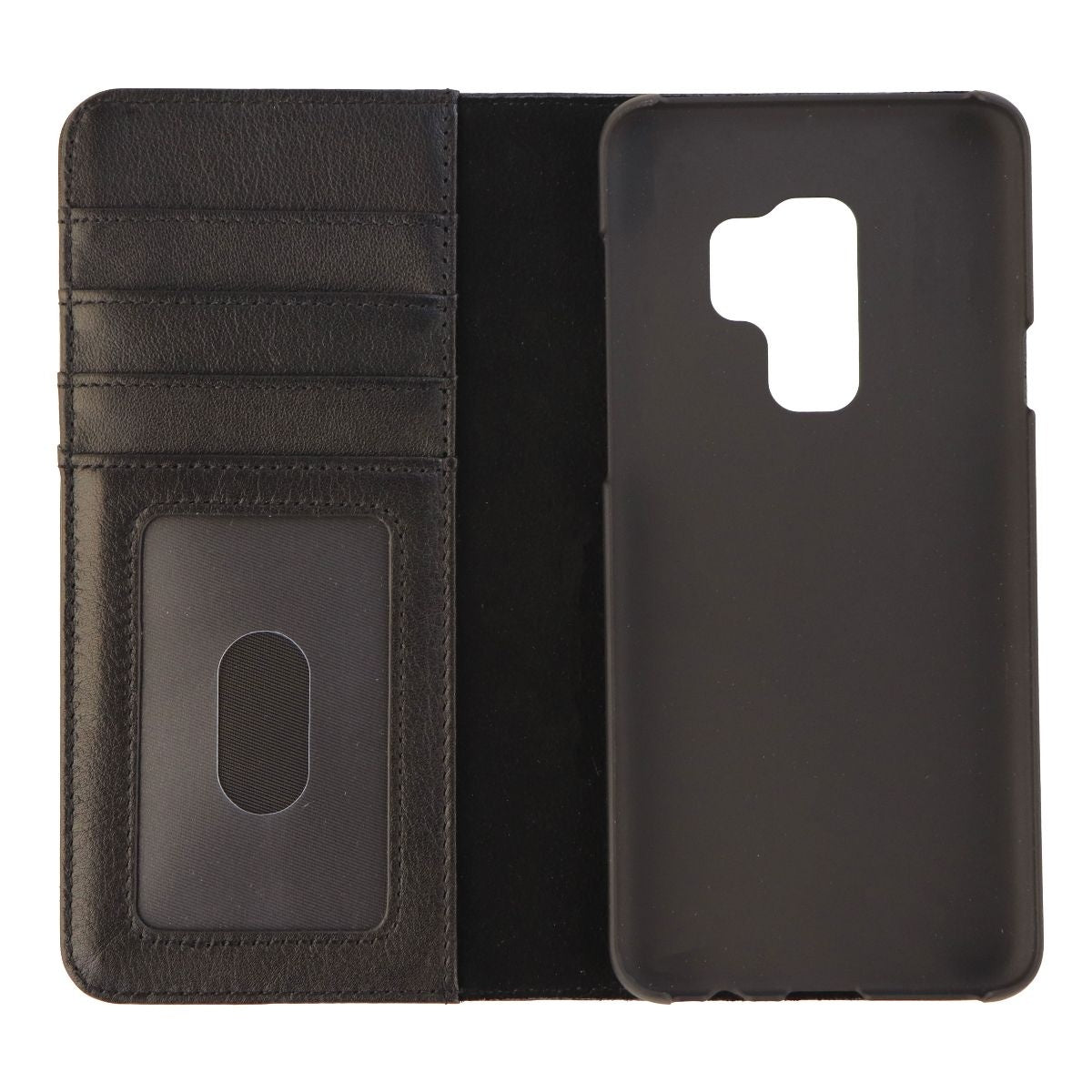 Case-Mate Wallet Folio Series Case for Samsung Galaxy S9+ (Plus) - Black Leather - New - Image 2